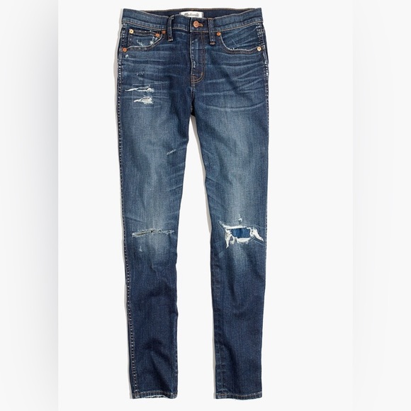Madewell 9” high riser skinny skinny 26 - Picture 4 of 5